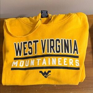 West Virginia Mountaineers Gold Hoodie